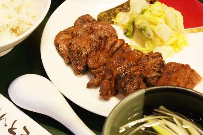 Tantoro, lengua de ternera a la brasa típica de Sendai 1