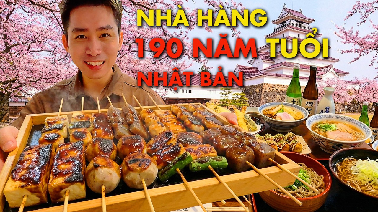 NHÀ HÀNG 190 NĂM TUỔI NHẬT BẢNの動画サムネイル